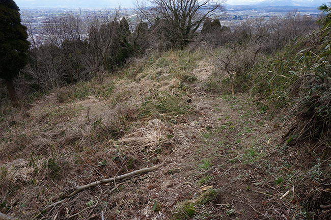 主郭への通路