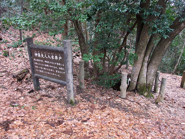 御所山屋敷 横堀