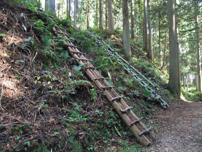 増山城　堀切