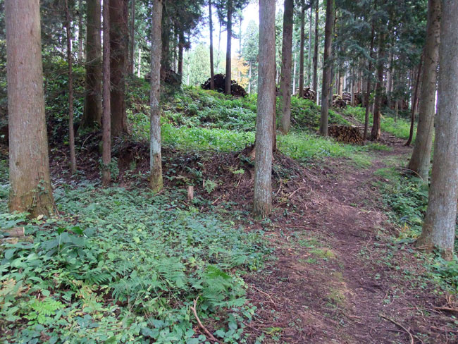 増山城 三の丸へ