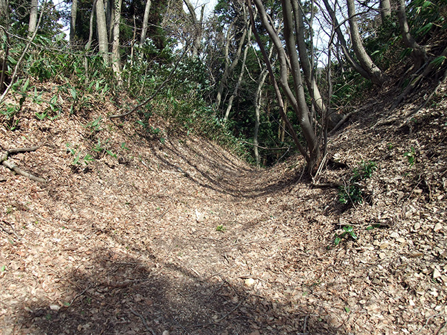 森寺城　二重堀切