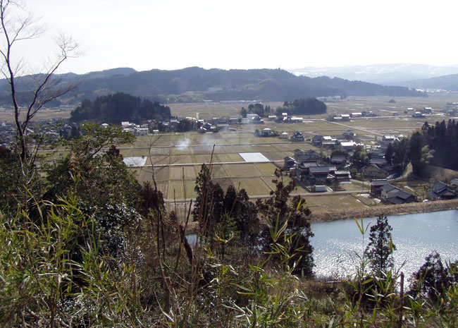 中村城からの眺め