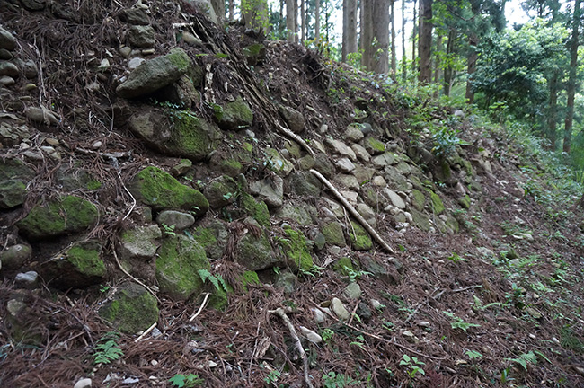 舟岡山城石垣